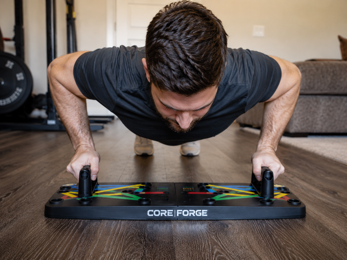 Core Forge Fitness Trainer (Build Muscle Anywhere)